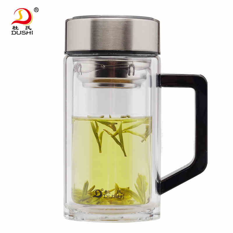 杜氏高硼硅雙層玻璃杯男士水晶商務(wù)杯B012